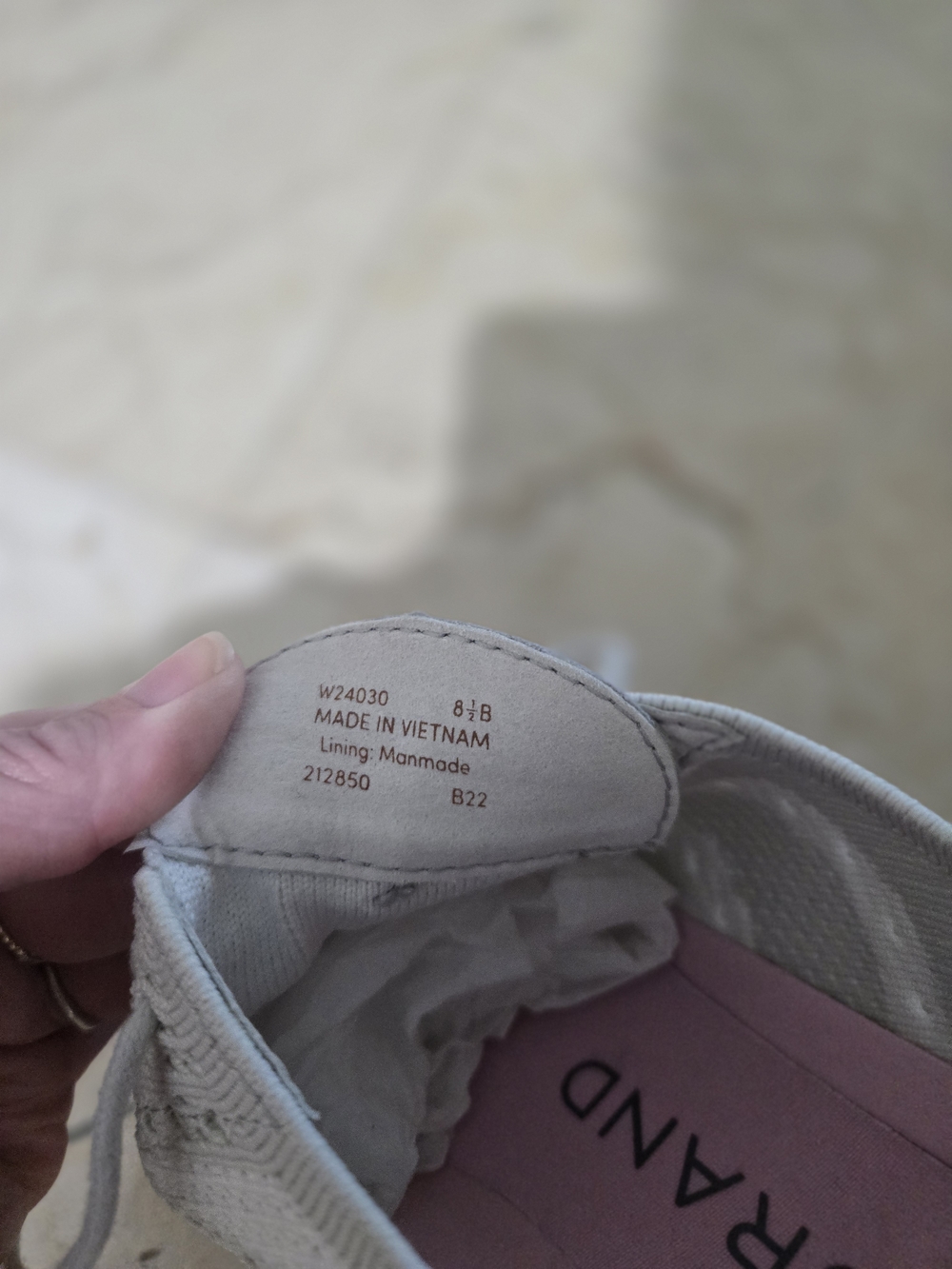 Cole Haan Women's Light Grey With Pink Casual Sneakers Walking Shoes Zeroground